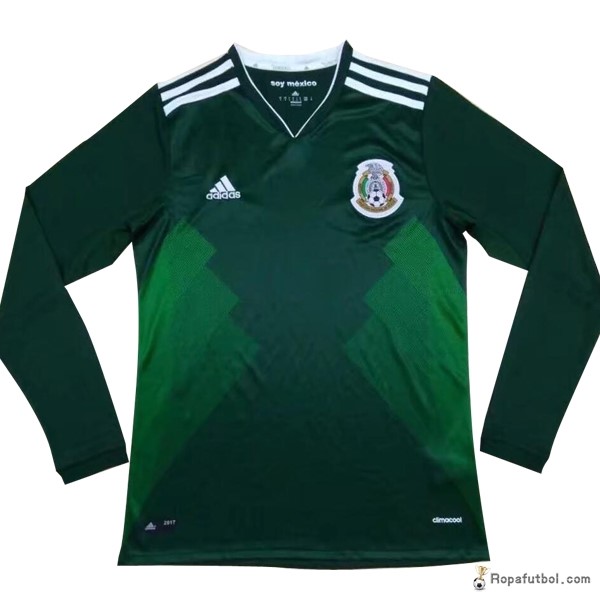 Camiseta México Replica Primera Ropa ML 2017